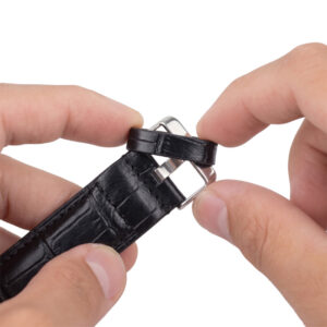 Leder-Ersatzschlaufen für Uhrenarmbänder – 3 Größen mit Federstegwerkzeug