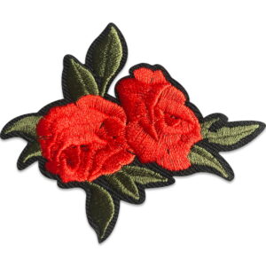 Rote Rosen - Bügelbild