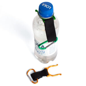 Flaschenhalter mit Karabiner – Hände frei unterwegs – Bild 3