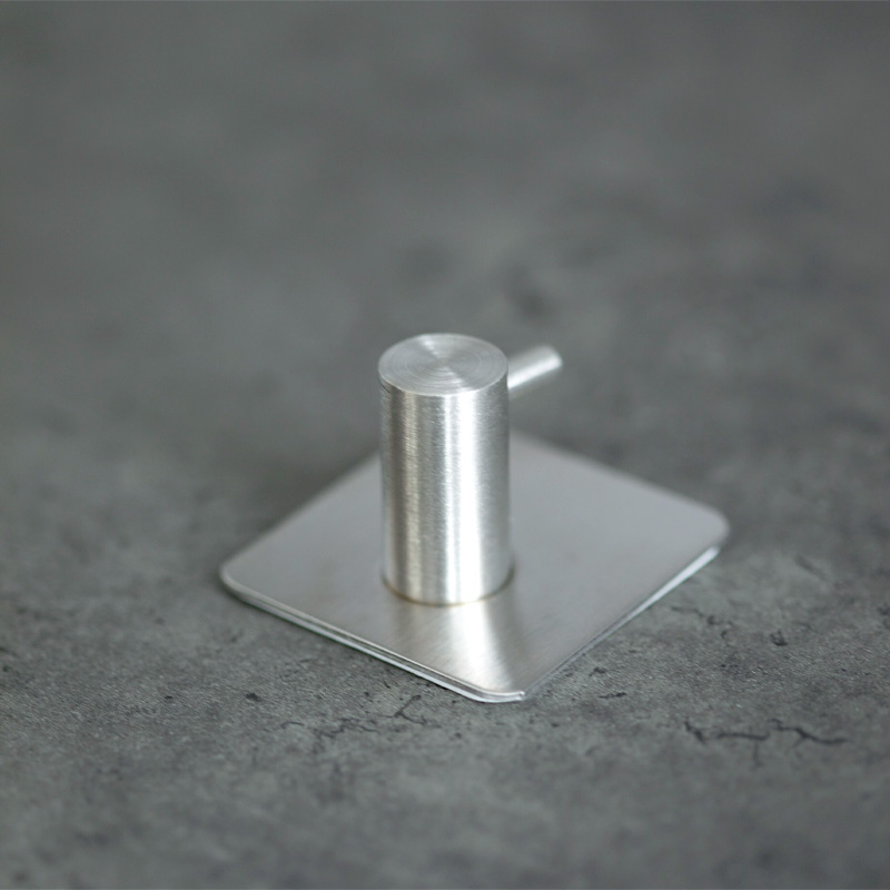 Selbstklebender Wandhaken aus Edelstahl